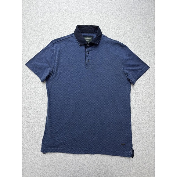 Rodd & Gunn Other - Rodd & Gunn Polo Shirt Mens XL Blue Sports Fit Geometric Knit Short Sleeve